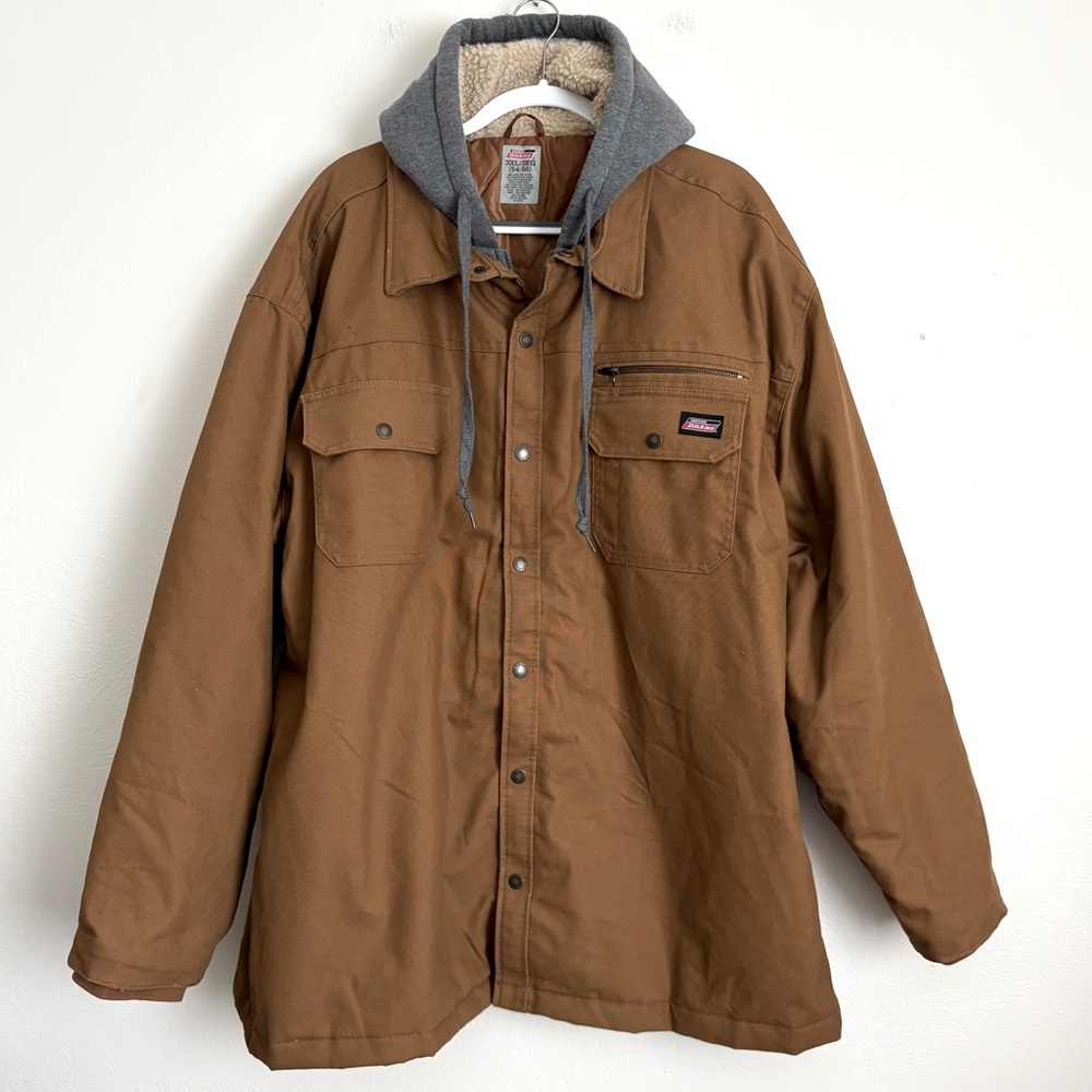 Dickies Duck Canvas Insulated Hooded Cargo Field Utility Workwear Streetwear 3XL